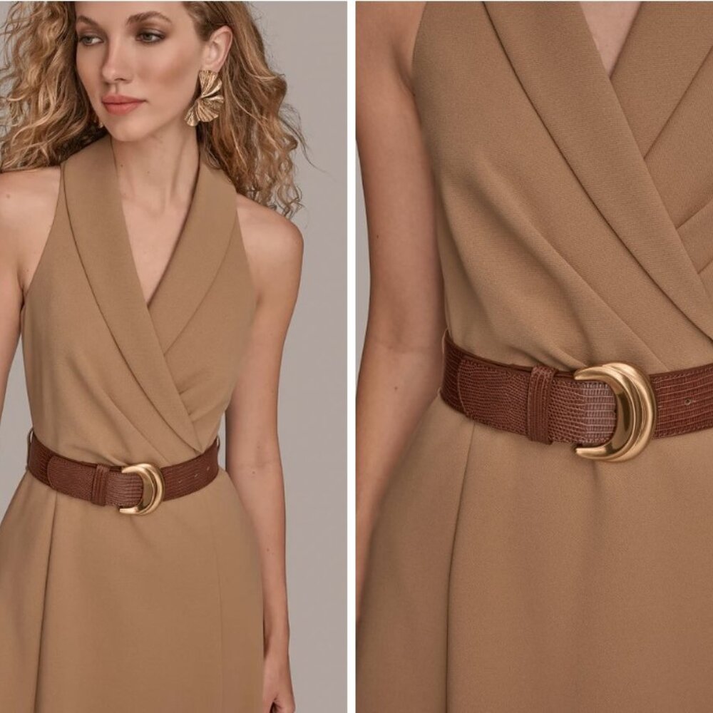 EFFECT MIDI BLAZER DRESS